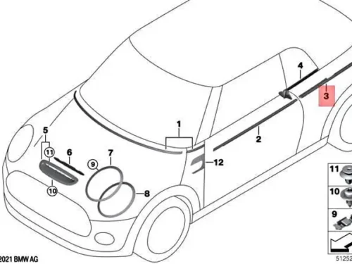 MOLDING, SIDE PANEL